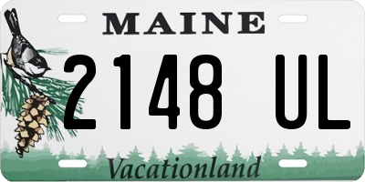 ME license plate 2148UL