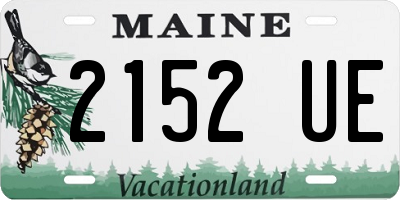ME license plate 2152UE