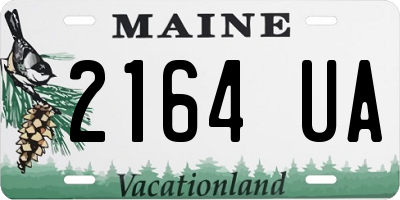 ME license plate 2164UA