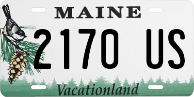 ME license plate 2170US