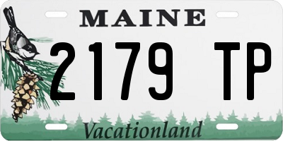 ME license plate 2179TP