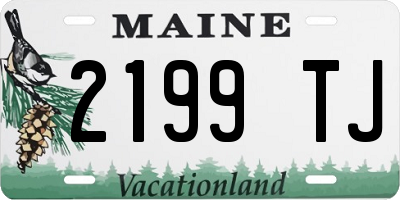 ME license plate 2199TJ