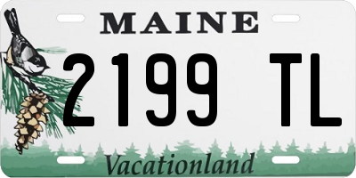 ME license plate 2199TL