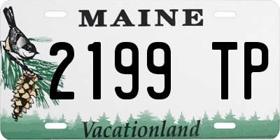 ME license plate 2199TP