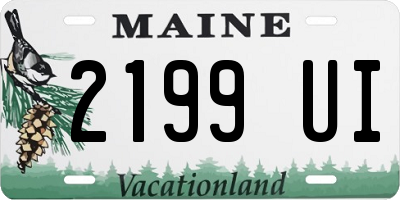 ME license plate 2199UI