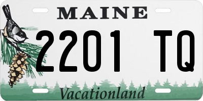 ME license plate 2201TQ