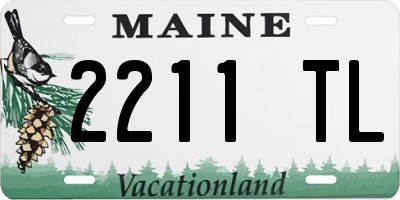 ME license plate 2211TL