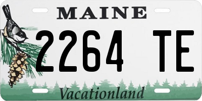 ME license plate 2264TE
