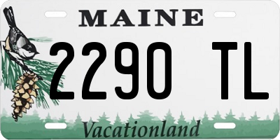 ME license plate 2290TL