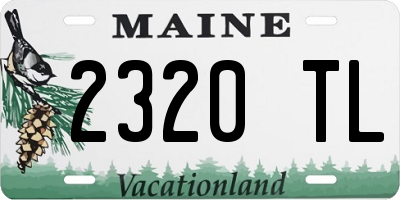 ME license plate 2320TL