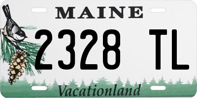 ME license plate 2328TL