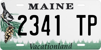 ME license plate 2341TP
