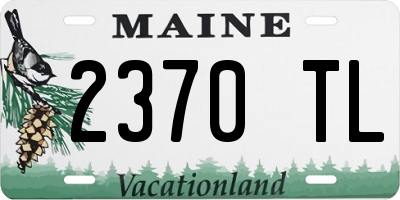 ME license plate 2370TL