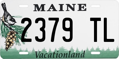 ME license plate 2379TL