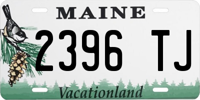 ME license plate 2396TJ