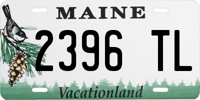 ME license plate 2396TL