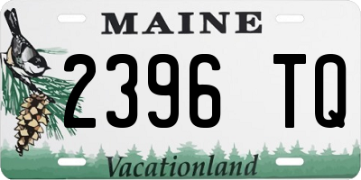 ME license plate 2396TQ