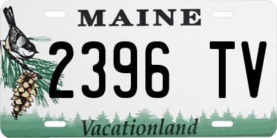 ME license plate 2396TV