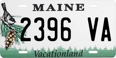 ME license plate 2396VA
