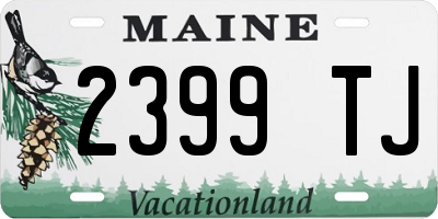 ME license plate 2399TJ