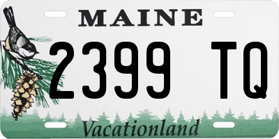 ME license plate 2399TQ