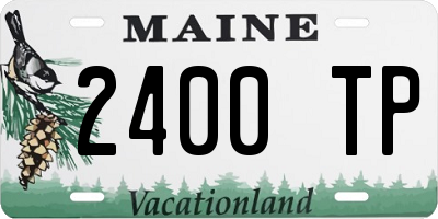 ME license plate 2400TP