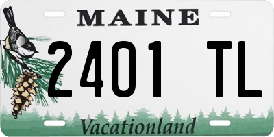 ME license plate 2401TL