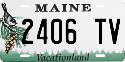 ME license plate 2406TV
