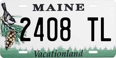 ME license plate 2408TL