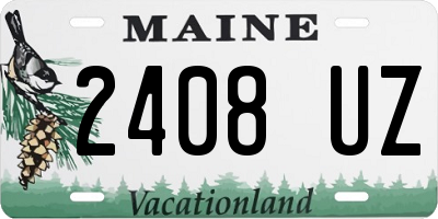 ME license plate 2408UZ