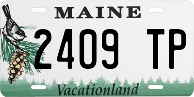 ME license plate 2409TP