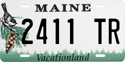 ME license plate 2411TR