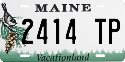 ME license plate 2414TP