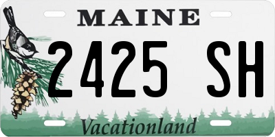 ME license plate 2425SH