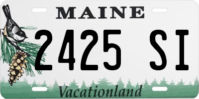 ME license plate 2425SI