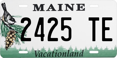 ME license plate 2425TE