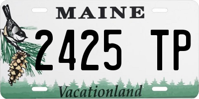 ME license plate 2425TP