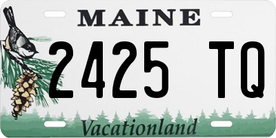 ME license plate 2425TQ