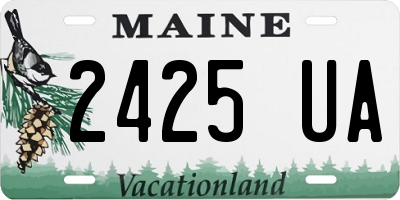 ME license plate 2425UA