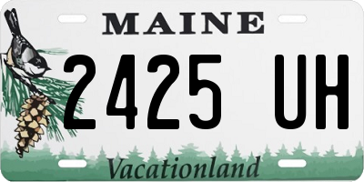 ME license plate 2425UH