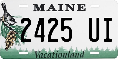 ME license plate 2425UI