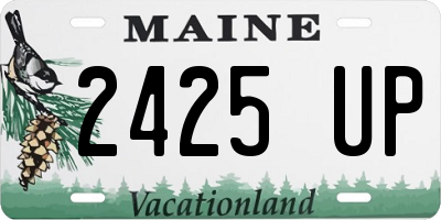ME license plate 2425UP