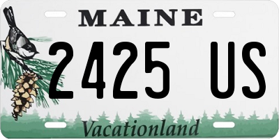 ME license plate 2425US