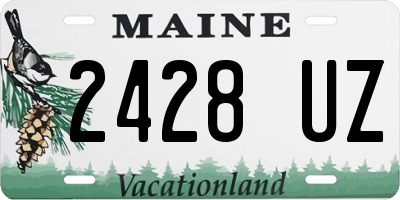 ME license plate 2428UZ