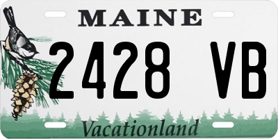 ME license plate 2428VB