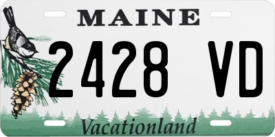 ME license plate 2428VD