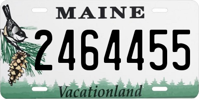 ME license plate 2464455