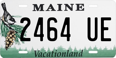 ME license plate 2464UE