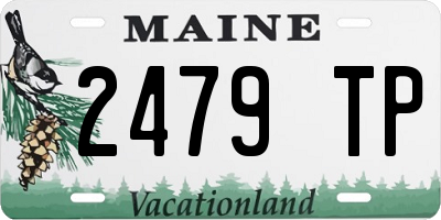 ME license plate 2479TP