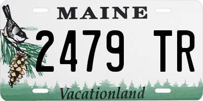 ME license plate 2479TR